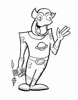 Online coloring Pages Coloring Page Alien aliens Download Print  sketch template