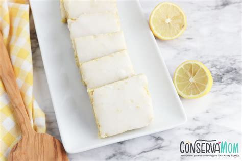 Lemon Cookie Bars - ConservaMom