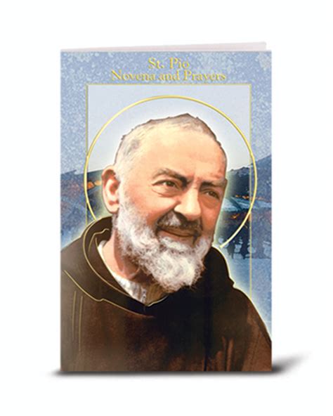 St. Padre Pio Novena and Prayers Booklet - Holy Land Art Company, LLC
