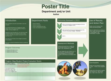 poster powerpoint template | Powerpoint poster template, Research ...