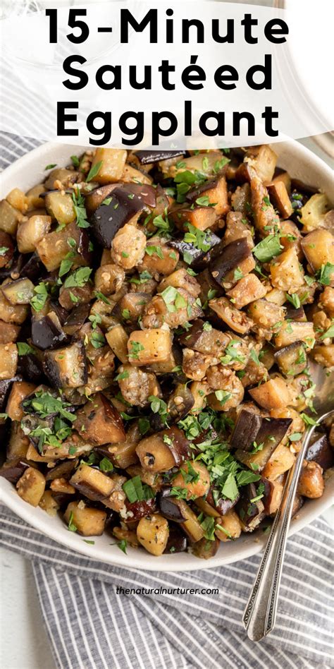 Cooked to tender perfection in just 15 minutes, this sautéed eggplant is a simple and delicious ...