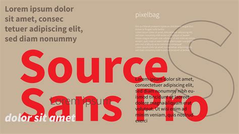 Source Sans Pro Font Free Download — Pixelbag Free Design Resources