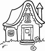 House Coloring Page sketch template