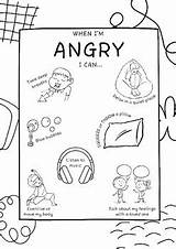 Anger Coloring Teaching Resources  TPT sketch template