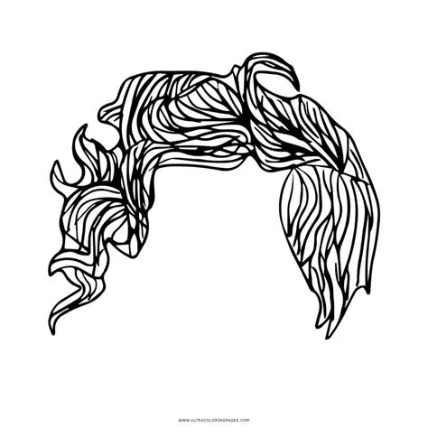 Hair Coloring Page
