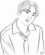 Dibujo De Bts Jungkook Para Colorear  Dibujos Imprimir sketch template