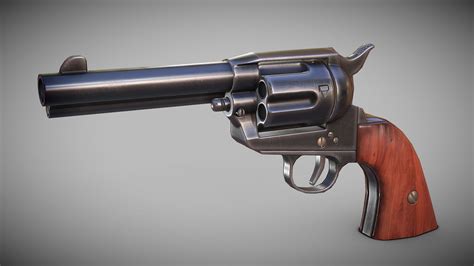 Colt 45 Peacemaker Revolver - 3D model by Austin Crane (Euclid) (@Euclid) [dc58050] - Sketchfab