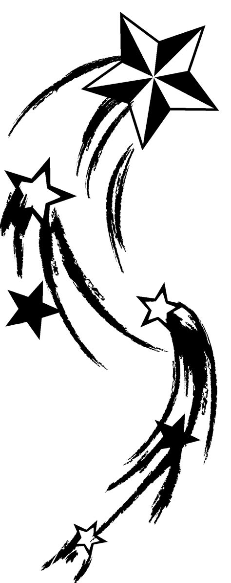 Nautical Star Tattoo Transparent Free PNG - PNG Play