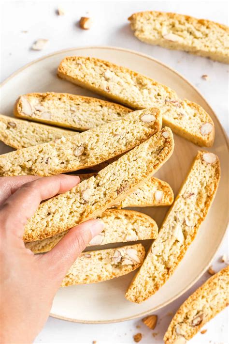 Crunchy Almond Biscotti (Gluten-Free, Dairy-Free) - Dish by Dish