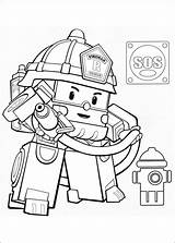 Robocar Poli Coloring Pages  Free Printable For Kids sketch template