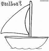 Sailboat Coloring Page  Home sketch template