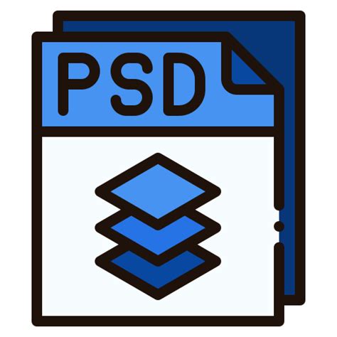 Psd Generic Outline Color icon