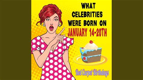 What celebrities were born on January 16th - YouTube