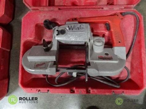 Milwaukee 6230 Deep Cut Portable Band Saw With Case - Roller Auctions