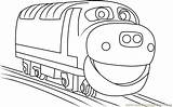Brewster Running Coloring Page For Kids  Free Chuggington Printable sketch template