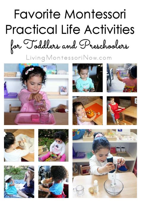 Favorite Montessori Practical Life Activities for Toddlers and Preschoolers - Living Montessori Now