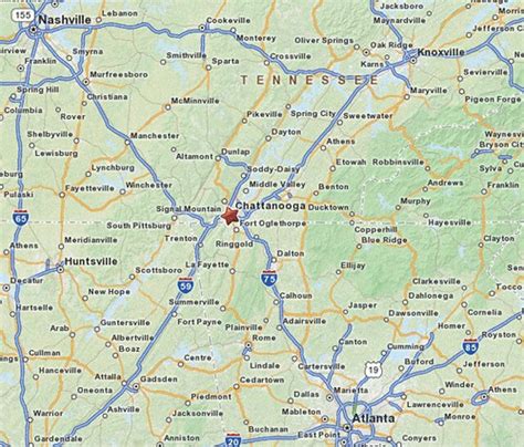 Chattanooga and Surrounding Area Map | Flickr - Photo Sharing!