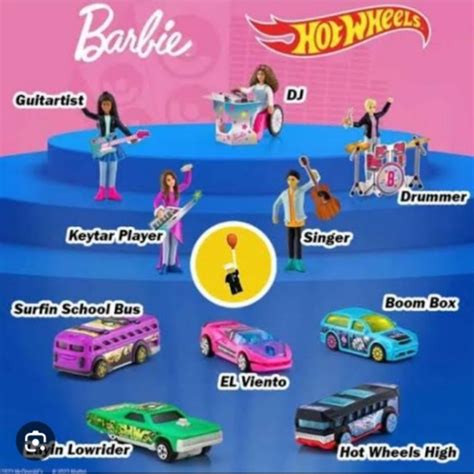 Barbie Toys/ Hot Wheel 2023 Happy Meal McDonald's (per pcs) | Shopee Singapore
