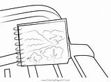 Sketchbook Coloring Page For Kids  Free Back To School Printable sketch template