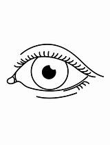 Eye Coloring Page Preschool sketch template
