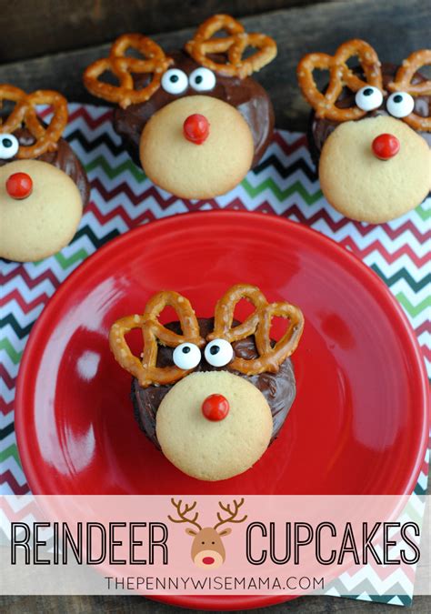 Adorable Reindeer Cupcakes - The PennyWiseMama