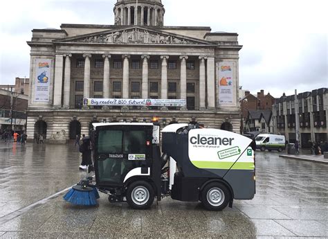 Urban-Sweeper S2.0 - Electric Street Sweeper releasing 0 (zero) emissions