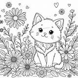 Free Cat Coloring Pages  With Printable Templates Worksheets Library sketch template