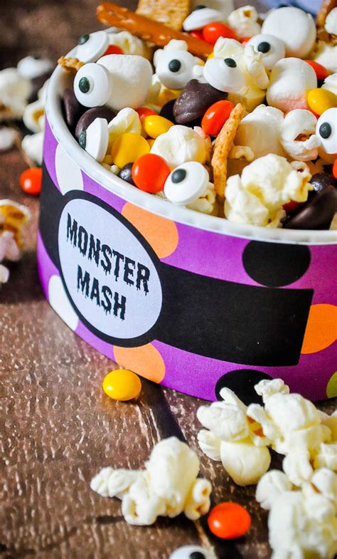 Monster Mash - A Fun and Easy Halloween Trail Mix - The Love Nerds