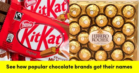 Chocolate Brands Names
