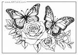 16 Best Butterfly Coloring Pages Free  Printable Artlex sketch template