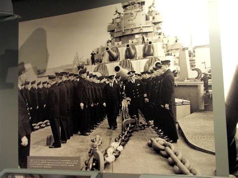 USS SD crew in inspection formation - Picture of USS South Dakota Battleship Memorial, Sioux ...