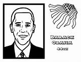 President Barack Obama Coloring Page Pages sketch template
