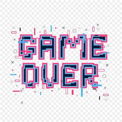 Pixel Game Over Font PNG , Juego Terminado, Pixel Art, Moderno PNG y Vector para Descargar ...