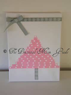 The Practical Mom Guide: Easy Kid's Christmas Craft: Ribbon Trees