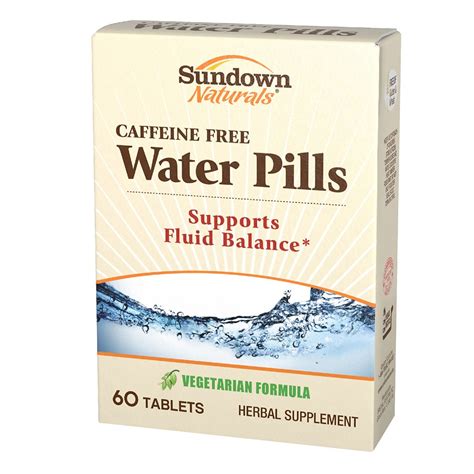 Sundown Naturals Water Pills Tablets | Walgreens