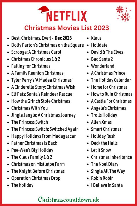 Christmas Movies On Netflix 2024 List - Audy Marget