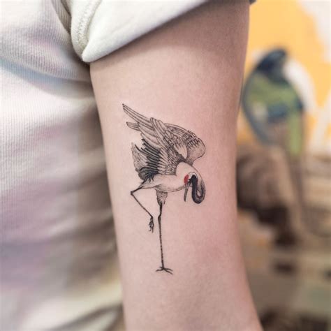 Crane Tattoo, Arm Tattoo, Body Art Tattoos, Small Tattoos, Sleeve Tattoos, Cool Tattoos, Tattoo ...