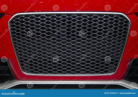 Sports Car Front Grill stock image. Image of detail, luxury - 67125647