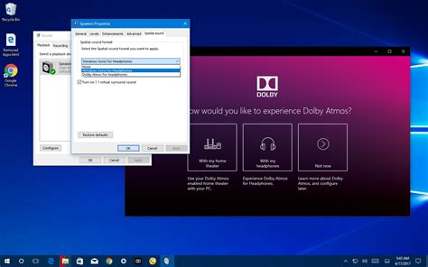 How to set up spatial sound with Dolby Atmos on Windows 10 - Pureinfotech