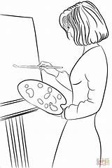 Artist coloring page  Free Printable Coloring Pages sketch template