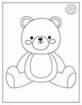 10 Cute Animal Coloring Pages Bear For All Ages sketch template