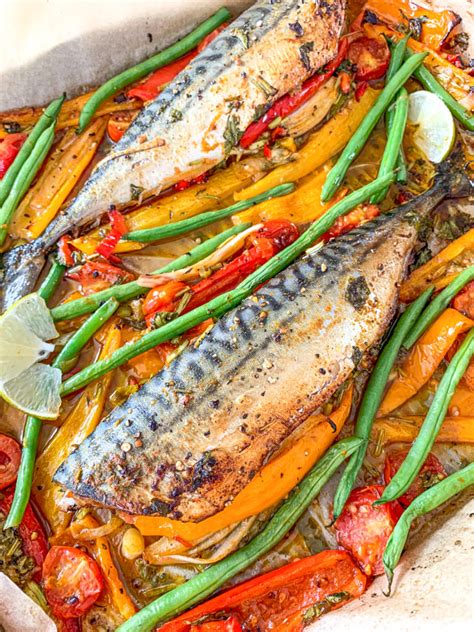 Spicy Baked Mackerel - Sheet Pan Dinners - Chilli & Life