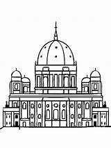 Berlin Cathedral coloring page  Download Print Or Color Online For Free sketch template