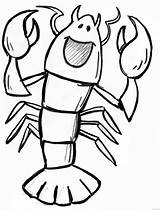 Lobster Printable Coloring Page  ColoringBay sketch template