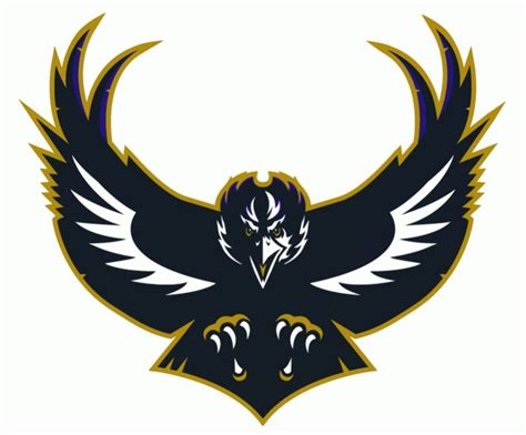 Baltimore Ravens alternate logo 1996-98 | Baltimore ravens logo, Raven logo, Baltimore ravens