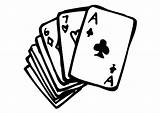 Poker Coloring Pages At GetDrawings  Free Download sketch template
