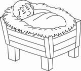 Baby Jesus Coloring Sheets Printable Pages sketch template