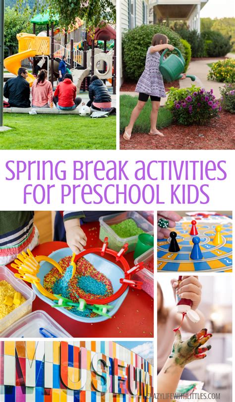 10 SPRING BREAK ACTIVITIES FOR KIDS - Crazy Life with Littles