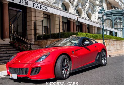 Ferrari 599 GTO in Monaco. Red color * All PYRENEES · France, Spain ...