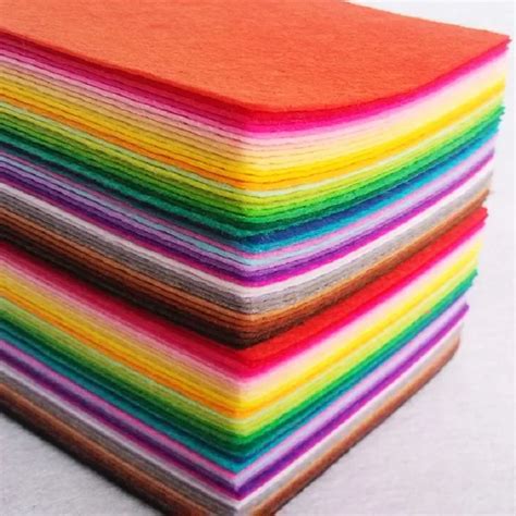 80 pieces Felt fabric For Scrapbooking Diy Handmade sewing Felt crafts toys feltro size 20*30CM ...